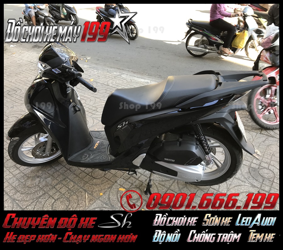 Photo sản phẩm cản sau Sh 300i bền nhất thiết kế cho xe SH Việt 2017 2018 2019 125i 150i tại HCM